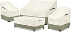 Rileytee Patio Furniture Set Covers Waterproof 4Pcs by Rileytee