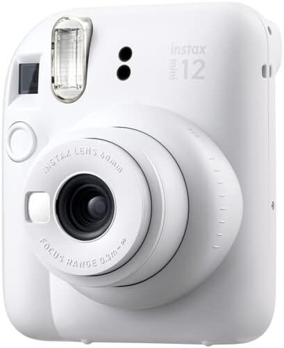 Fujifilm Instax Mini 12 Instant Camera Clay White Bundle - Image 4