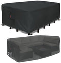 SheeChung Patio Furniture Cover Rectangular 110"L x 84"W x 28"H, Waterproof by SheeChung