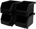 ReadySpace Medium-Tall Stackable Plastic Storage Bins by Akro-Mils
