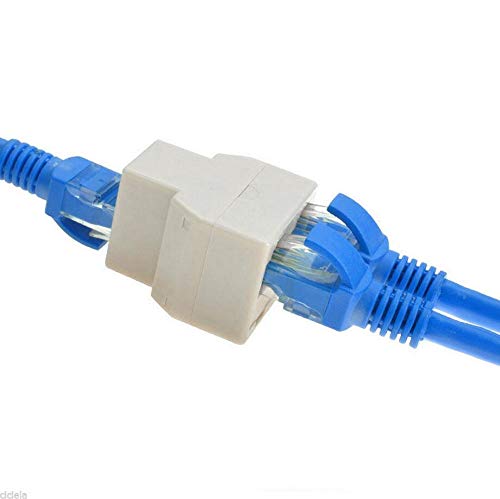 VizGiz 4 Pack RJ45 Splitter Connector Adapter 1 to 2 Female Port Plug 3 Way CAT - Image 3