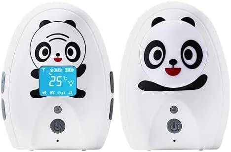 Audio Baby Monitor TimeFlys Mustang Panda, Both Unit Portable, Talk Back by TimeFlys