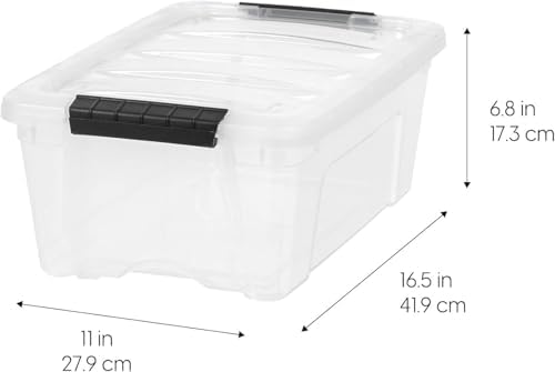 IRIS USA 4-Pack 13 Quart Storage Bins - Image 2