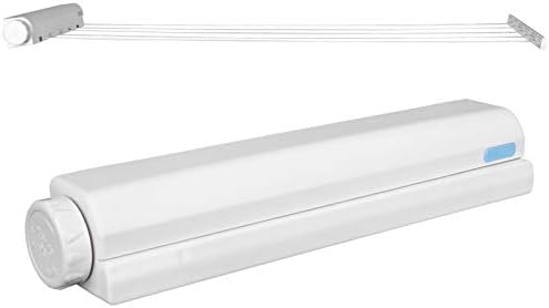 Retractable Clothesline Kit, Wall Mounted Automatic Folding Laundry Rack - Image 6
