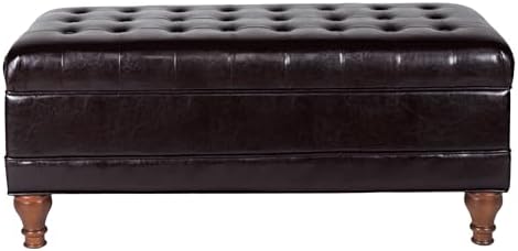 HomePop Deluxe Tufted Storage Bench - Image 6