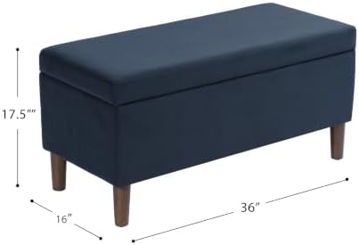 HomePop Malmo 36" Storage Bench - Image 3