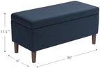 HomePop Malmo 36" Storage Bench - Image 3