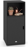 Tangkula Rattan Outdoor Storage Cabinet by TANGKULA