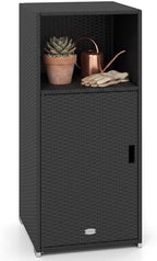 Tangkula Rattan Outdoor Storage Cabinet by TANGKULA