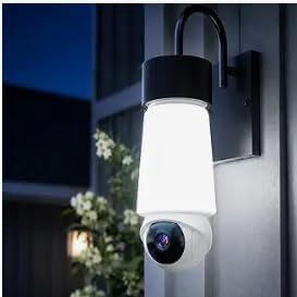 Light Bulb Security Camera, Smart AI Cam 2K HD Outdoor Lightbulb Camera by JCMNETE