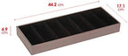 J JACKCUBE DESIGN 7 Slot Sunglasses Organizer, Leather Eyeglass Storage Tray Box - Image 6