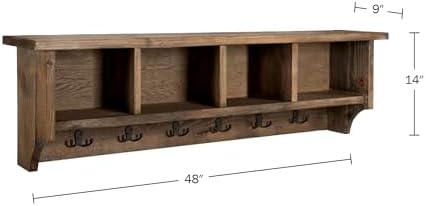 Pomona Solid Wood Entryway Coat Rack - Image 3