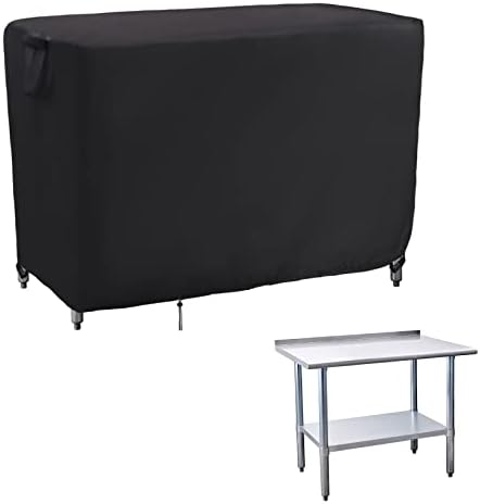 Kingling Outdoor Prep Table Cover 48 Inch Waterproof 48''L x 30''W x 35''H by Kingling