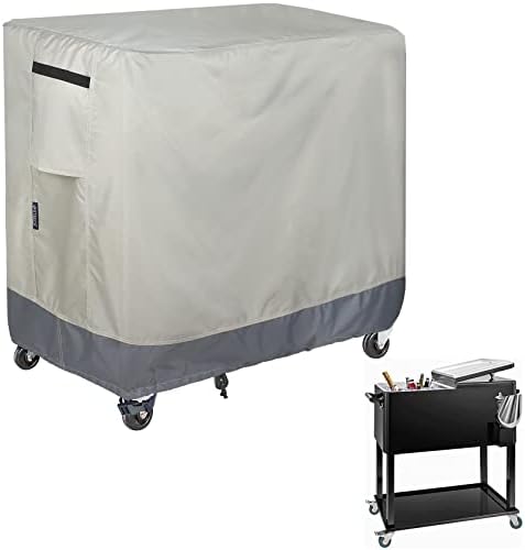 Waterproof Cooler Cart Cover 40L x 20W x 34H inch by STEECA