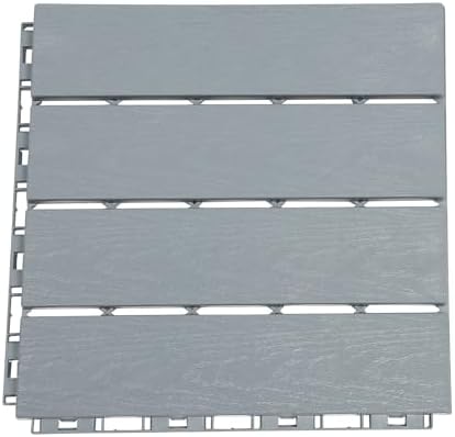 36pcs 12'' x 12'' Balcony Tiles Interlocking Patio Deck Tiles Outdoor Indoor - Image 4