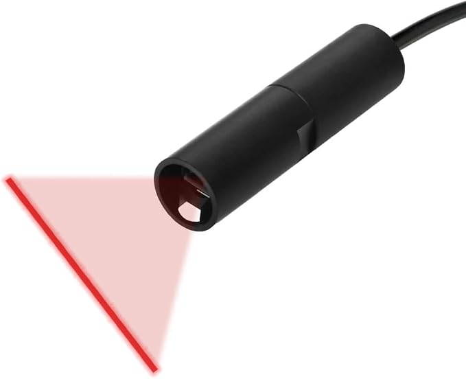 Red Line Laser Module 635nm Class I, 60° Fan Angle, 1~20 meters working distance by Quarton