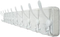 WEBI Coat Rack Wall Mount White, 38 9/16" Long Coat Hooks Wall Mounted by WEBI