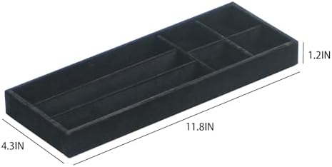 2Pcs Desk Drawer Storage Tray, Nightstand Organizer Tray, Necklace Bracelet - Image 6