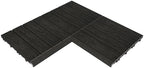 NewTechWood 1 in. x 1 ft. Quick Deck Composite Deck Tile Inside Corner Trim by NewTechWood