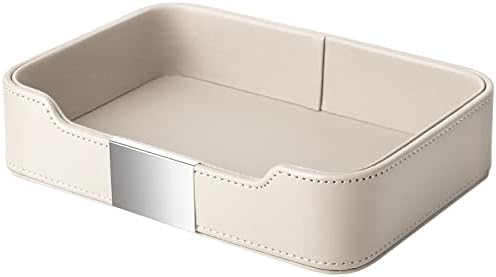 SANZIE Leather Tray Organizer, Valet Tray Key Tray by SANZIE