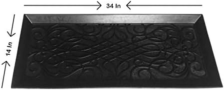 Superio Rubber Boot & Shoe Tray, Heavy Duty, Protects Floors from Water and Dirt - Image 2