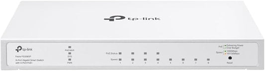 TP-Link Festa FS308GP 8 Port Gigabit Smart Managed PoE Switch 4 PoE+ Port @62W by TP-Link