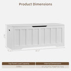 VANKILEY 47.2" Storage Chest Extra Large, Storage Bench. - Image 2