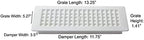 Decor Grates PL412-WH Lattice Floor Register, 4x12 Inches - Image 5