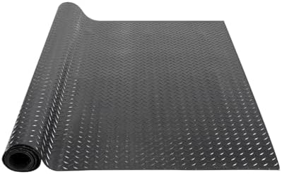 VEVOR Diamond-Plate Rubber Flooring Roll, 3 mm x 4 ft x 6 ft Garage Floor Mat by VEVOR