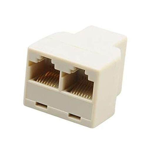 VizGiz 4 Pack RJ45 Splitter Connector Adapter 1 to 2 Female Port Plug 3 Way CAT - Image 4