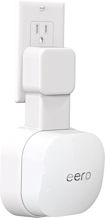 Outlet Wall Mount Only for eero 6 & 6+ mesh Wi-Fi System, No Messy Wires & by Unknown