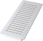 Decor Grates PL412-WH Lattice Floor Register, 4x12 Inches by DecorGrates