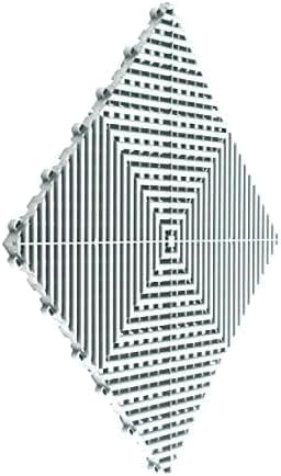 Swisstrax Ribtrax PRO Garage Floor Tiles, Arctic White - Image 2