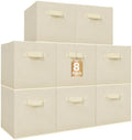 STORAGE MANIAC Storage Cubes, 11 Inch 8 Pack Collapsible Fabric Shelf Bins by STORAGEMANIAC