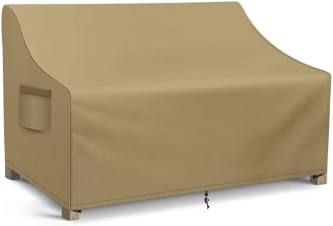 WLEAFJ Patio Sofa Cover Waterproof, Outdoor Loveseat Cover, Heavy Duty Deep by WLEAFJ