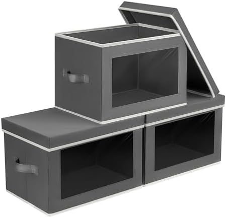 Homsorout Storage Bins with Lids by Homsorout