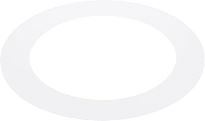 PATIKIL 4" ID 5.5" OD Plastic Trim Ring, Ceiling Light Goof Rings Matte by PATIKIL