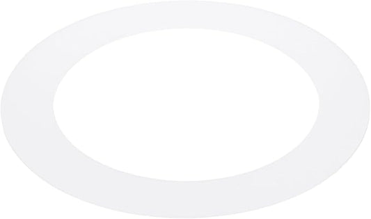 PATIKIL 4" ID 5.5" OD Plastic Trim Ring, Ceiling Light Goof Rings Matte by PATIKIL