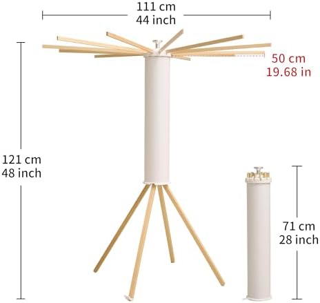 LEQ Clothes Drying Rack Foldable, Indoor Drying Rack Clothing - Image 2