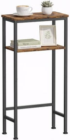Narrow Console Table, 2-Tier Slim Entryway Table by VANTIMO