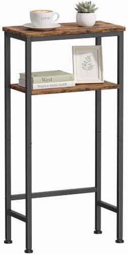 Narrow Console Table, 2-Tier Slim Entryway Table by VANTIMO