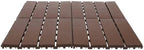 12"x12" Interlocking Deck Tiles, Modern Plastic Wood Outdoor Flooring Tiles - Image 7