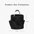 Tool Bucket Organizer 2-Pack, 17L Foldable Cleaner Caddy - Image 2