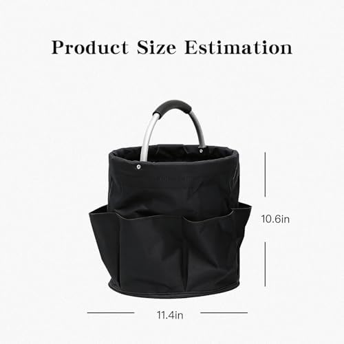 Tool Bucket Organizer 2-Pack, 17L Foldable Cleaner Caddy - Image 2