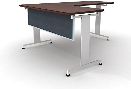 OBEX Acoustic Table Mounted Modesty Desk Privacy & Sound Absorbing Panel for Office Cubicles, 18" x 48", Twilight