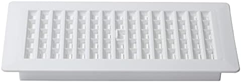 Decor Grates PL410-WH 4-Inch by 10-Inch Plastic Floor Register - Image 2