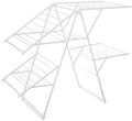 Amazon Basics Foldable Space-Saving 4-Wing Metal Clothes Drying Rack, by AmazonBasics
