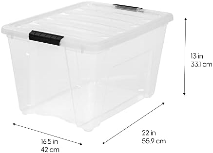 IRIS USA 6-Pack 54 Quart Storage Bins - Image 3
