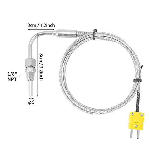 EGT Thermocouple K Type 1/8" PT Temperature Probe Sensors Exhaust Gas Temp Probe - Image 2