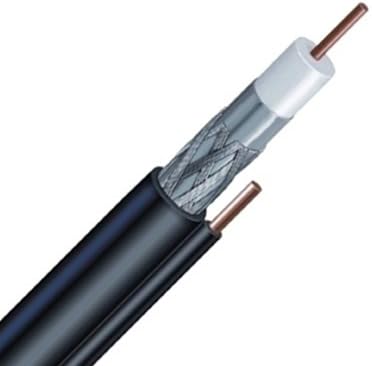 1000ft RG6 PERFECT VISION PVCX7B DIRECT BURIAL SOLID COPPER 18AWG CENTER by Unknown